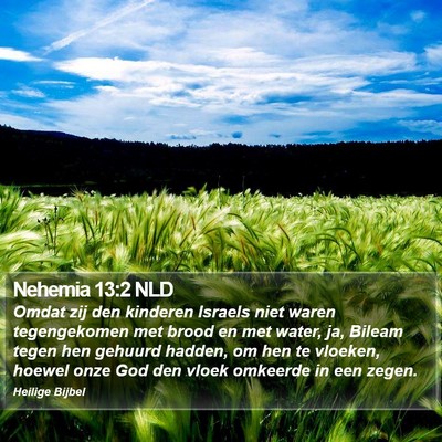 Nehemia 13:2 NLD Bible Verse Image