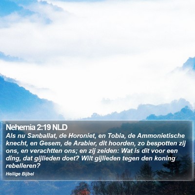 Nehemia 2:19 NLD Bible Verse Image