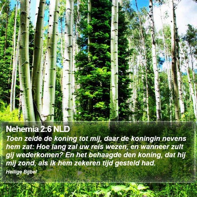 Nehemia 2:6 NLD Bible Verse Image