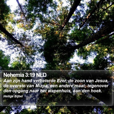 Nehemia 3:19 NLD Bible Verse Image