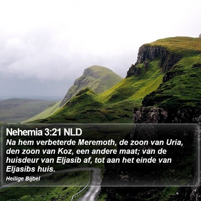 Nehemia 3:21 NLD Bible Verse Image
