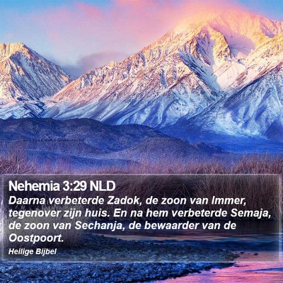Nehemia 3:29 NLD Bible Verse Image