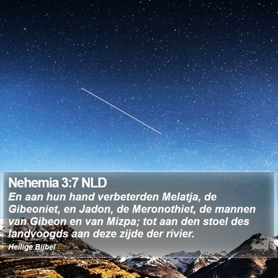 Nehemia 3:7 NLD Bible Verse Image