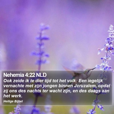 Nehemia 4:22 NLD Bible Verse Image