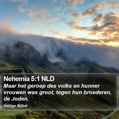 Nehemia 5:1 NLD Bible Verse Image