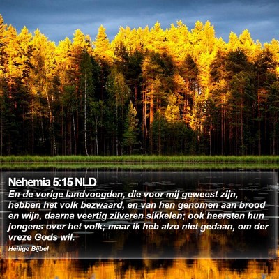Nehemia 5:15 NLD Bible Verse Image