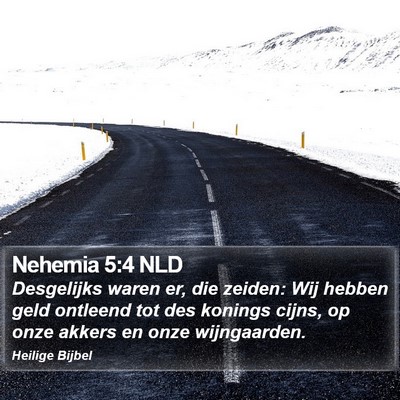 Nehemia 5:4 NLD Bible Verse Image
