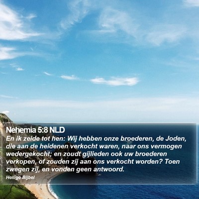 Nehemia 5:8 NLD Bible Verse Image