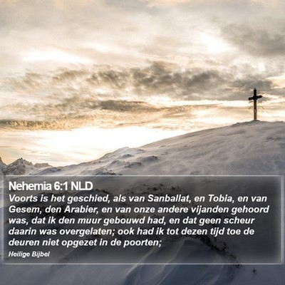 Nehemia 6:1 NLD Bible Verse Image