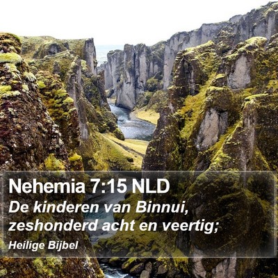 Nehemia 7:15 NLD Bible Verse Image