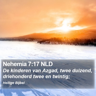 Nehemia 7:17 NLD Bible Verse Image