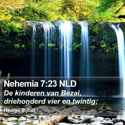 Nehemia 7:23 NLD Bible Verse Image