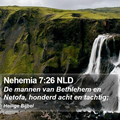 Nehemia 7:26 NLD Bible Verse Image
