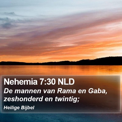 Nehemia 7:30 NLD Bible Verse Image
