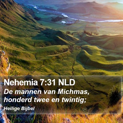 Nehemia 7:31 NLD Bible Verse Image