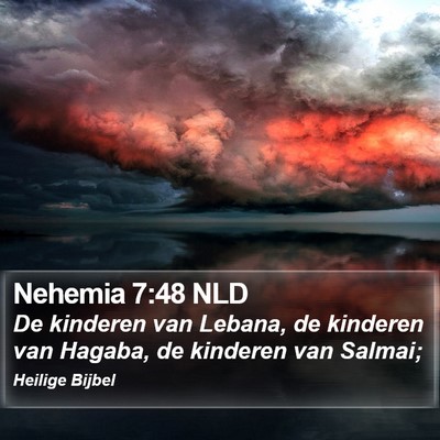 Nehemia 7:48 NLD Bible Verse Image
