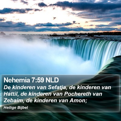 Nehemia 7:59 NLD Bible Verse Image
