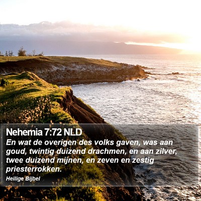Nehemia 7:72 NLD Bible Verse Image