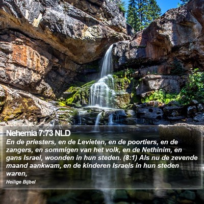 Nehemia 7:73 NLD Bible Verse Image