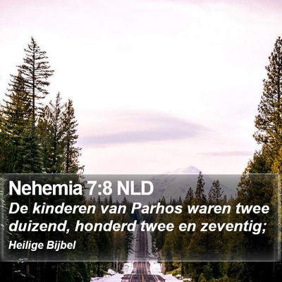 Nehemia 7:8 NLD Bible Verse Image