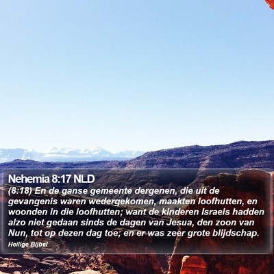 Nehemia 8:17 NLD Bible Verse Image
