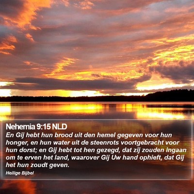 Nehemia 9:15 NLD Bible Verse Image