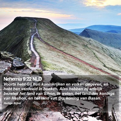 Nehemia 9:22 NLD Bible Verse Image