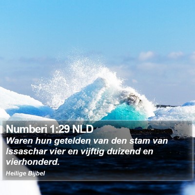 Numberi 1:29 NLD Bible Verse Image