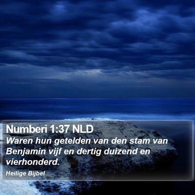Numberi 1:37 NLD Bible Verse Image