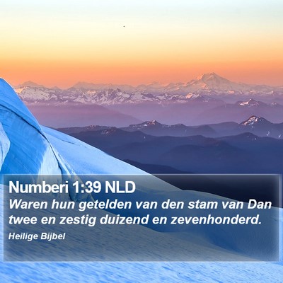 Numberi 1:39 NLD Bible Verse Image