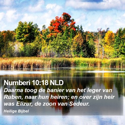 Numberi 10:18 NLD Bible Verse Image
