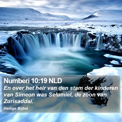 Numberi 10:19 NLD Bible Verse Image