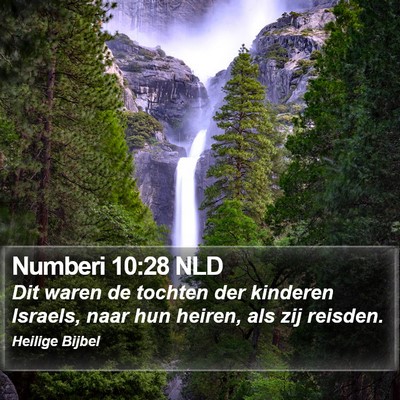 Numberi 10:28 NLD Bible Verse Image