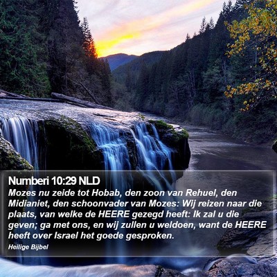 Numberi 10:29 NLD Bible Verse Image