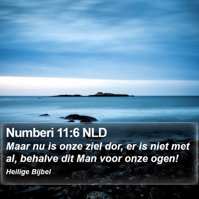 Numberi 11:6 NLD Bible Verse Image