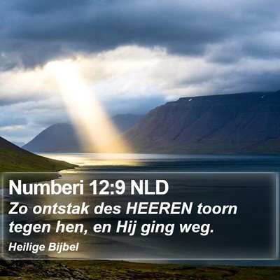 Numberi 12:9 NLD Bible Verse Image