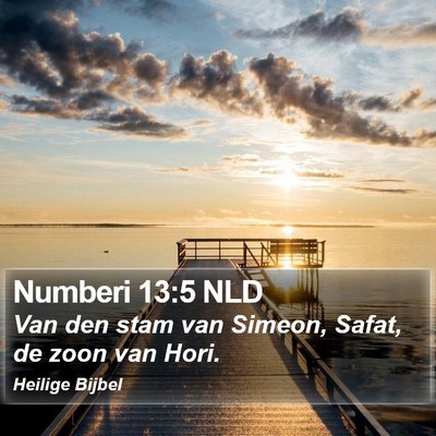 Numberi 13:5 NLD Bible Verse Image