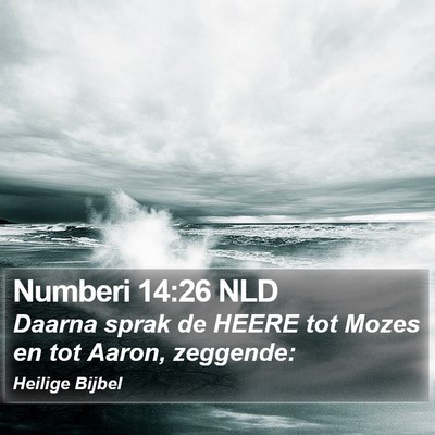 Numberi 14:26 NLD Bible Verse Image