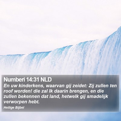 Numberi 14:31 NLD Bible Verse Image