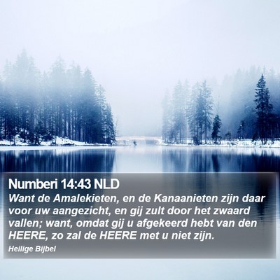 Numberi 14:43 NLD Bible Verse Image