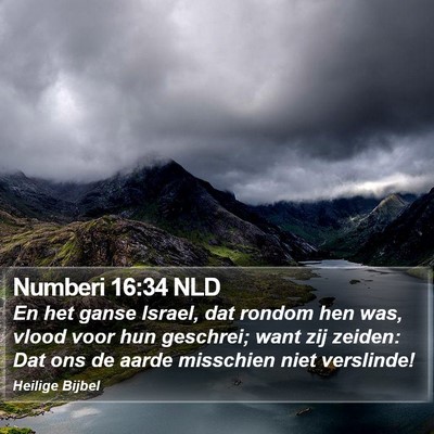 Numberi 16:34 NLD Bible Verse Image