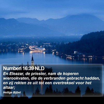 Numberi 16:39 NLD Bible Verse Image