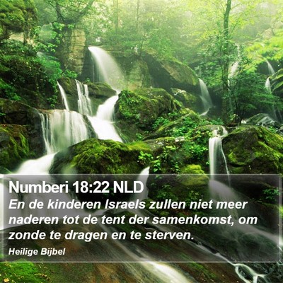 Numberi 18:22 NLD Bible Verse Image