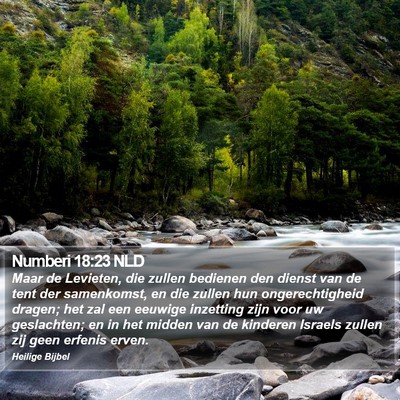 Numberi 18:23 NLD Bible Verse Image