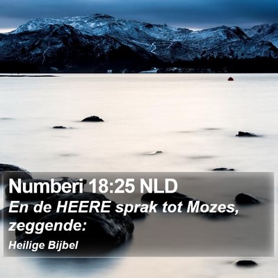 Numberi 18:25 NLD Bible Verse Image