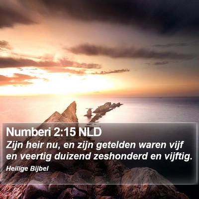Numberi 2:15 NLD Bible Verse Image