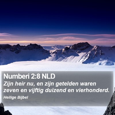 Numberi 2:8 NLD Bible Verse Image