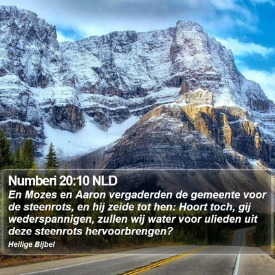 Numberi 20:10 NLD Bible Verse Image