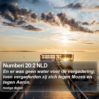 Numberi 20:2 NLD Bible Verse Image