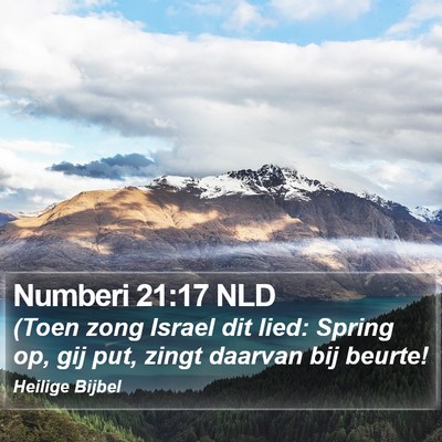 Numberi 21:17 NLD Bible Verse Image